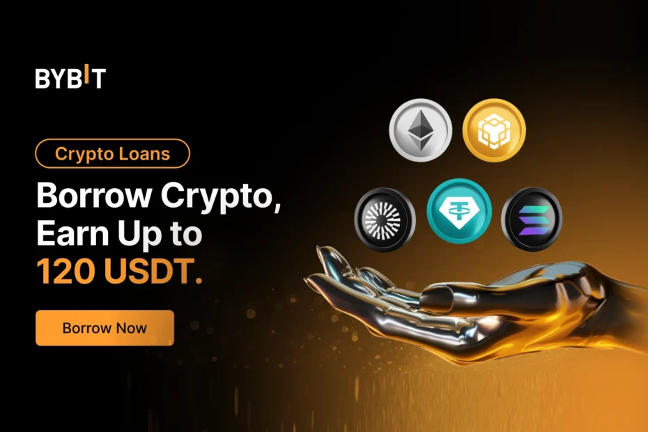 airdrop cripto bybit loans borrow mão segurando eth bnb usdt sol mnt