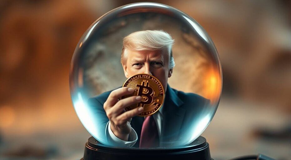 trump pelo bitcoin bola de cristal Decrypt logo