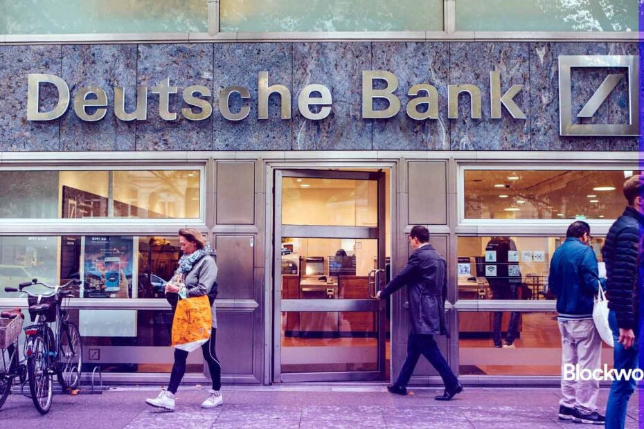 Deutsche Bank coloca ZKsync no zeitgeist